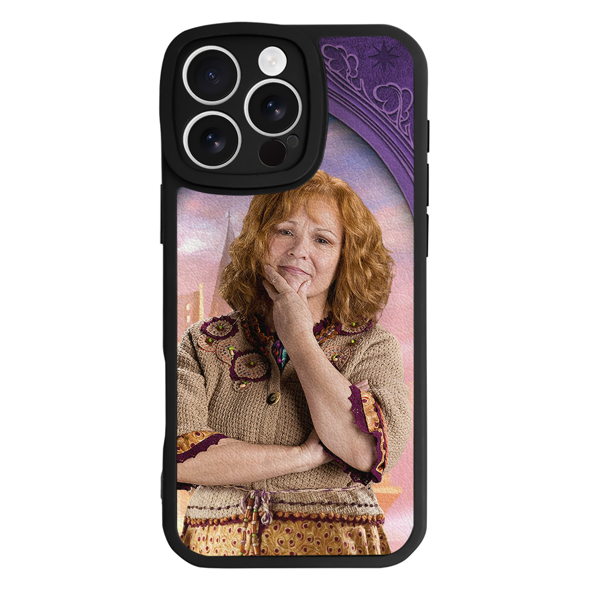 （画像用） Harry Potter ハリー・ポッターシリーズ 【iPhone 16シリーズ対応】シリコンスマホケース（レザー調） 材質：シリコン